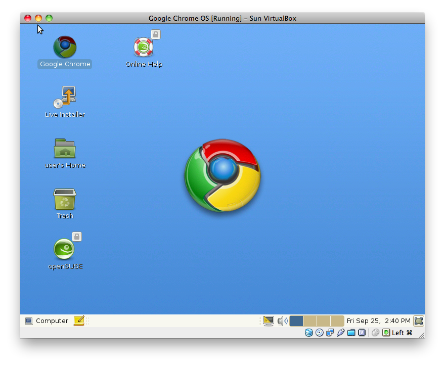 Google Chrome OS Installation - Step 10