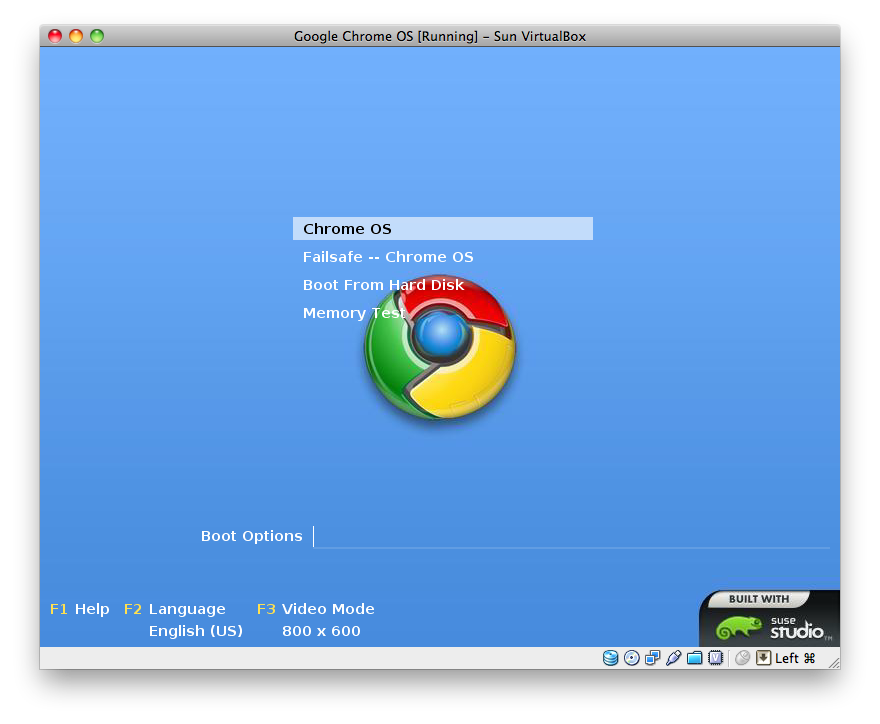 Google Chrome OS Installation - Step 9