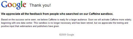 Google Caffeine